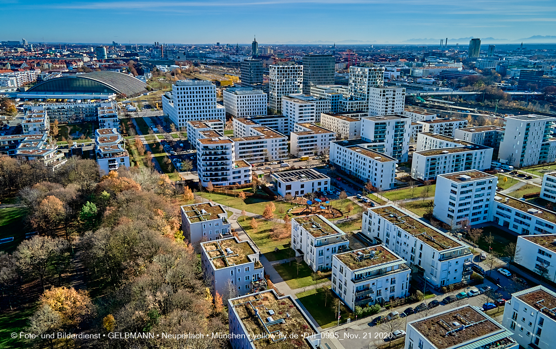 21.11.2020 - Hirschgarten mit Paketposthalle in München